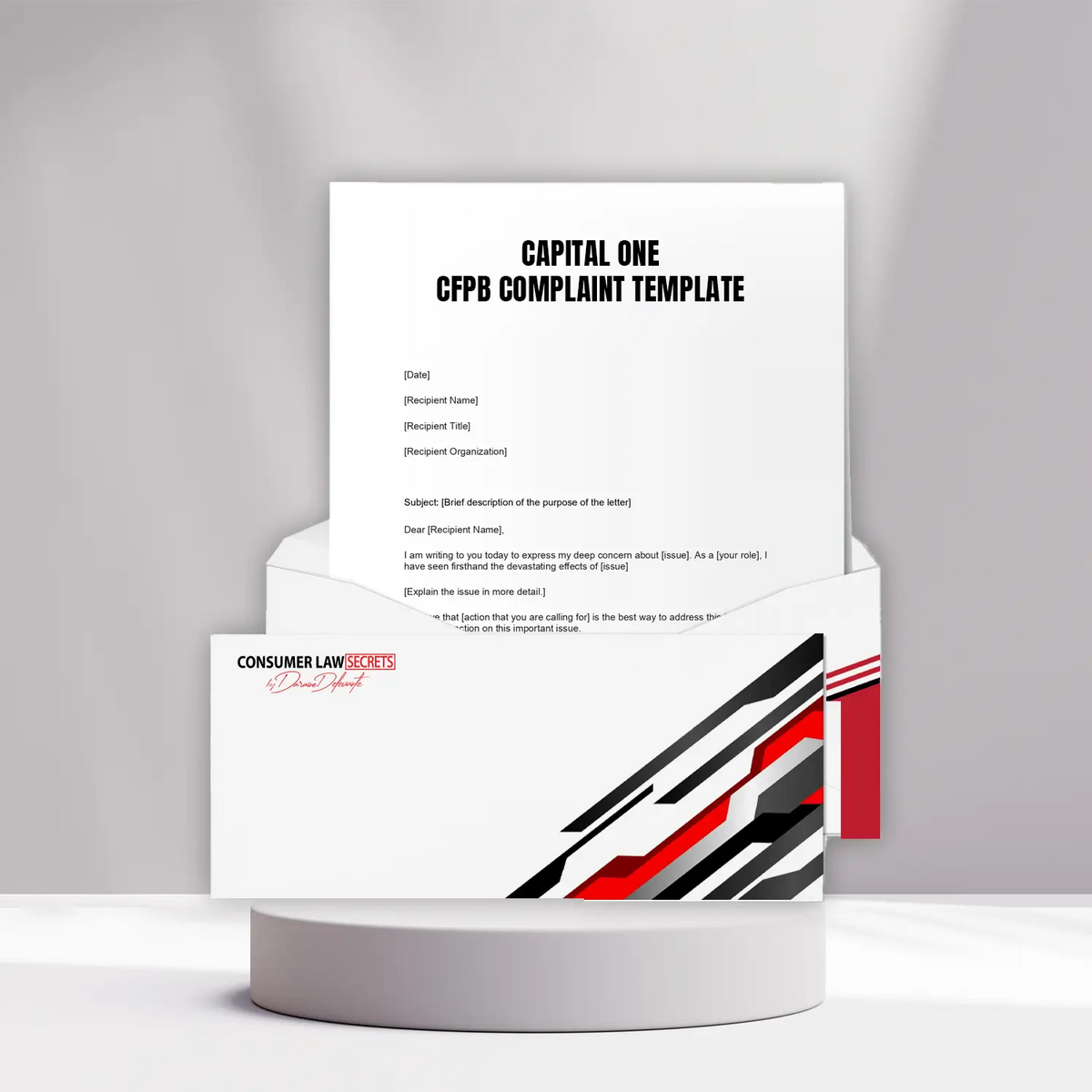 Capital One CFPB Complaint Template