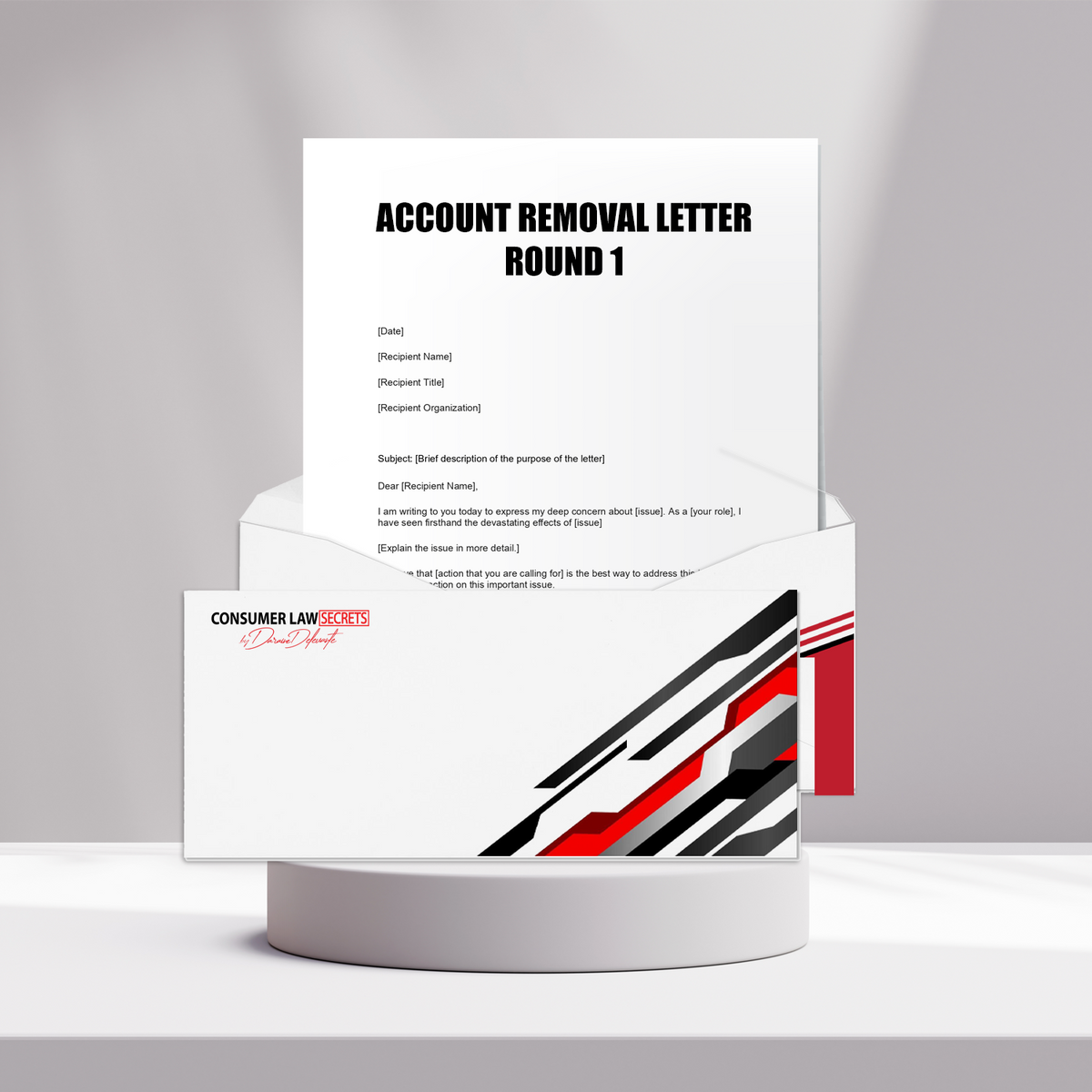 Account Removal Letter - Round 1